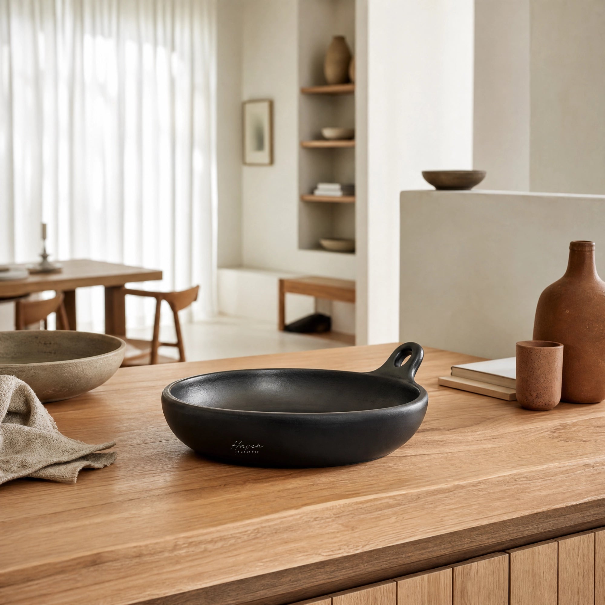 La Chamba Baking Round Dish One Handle