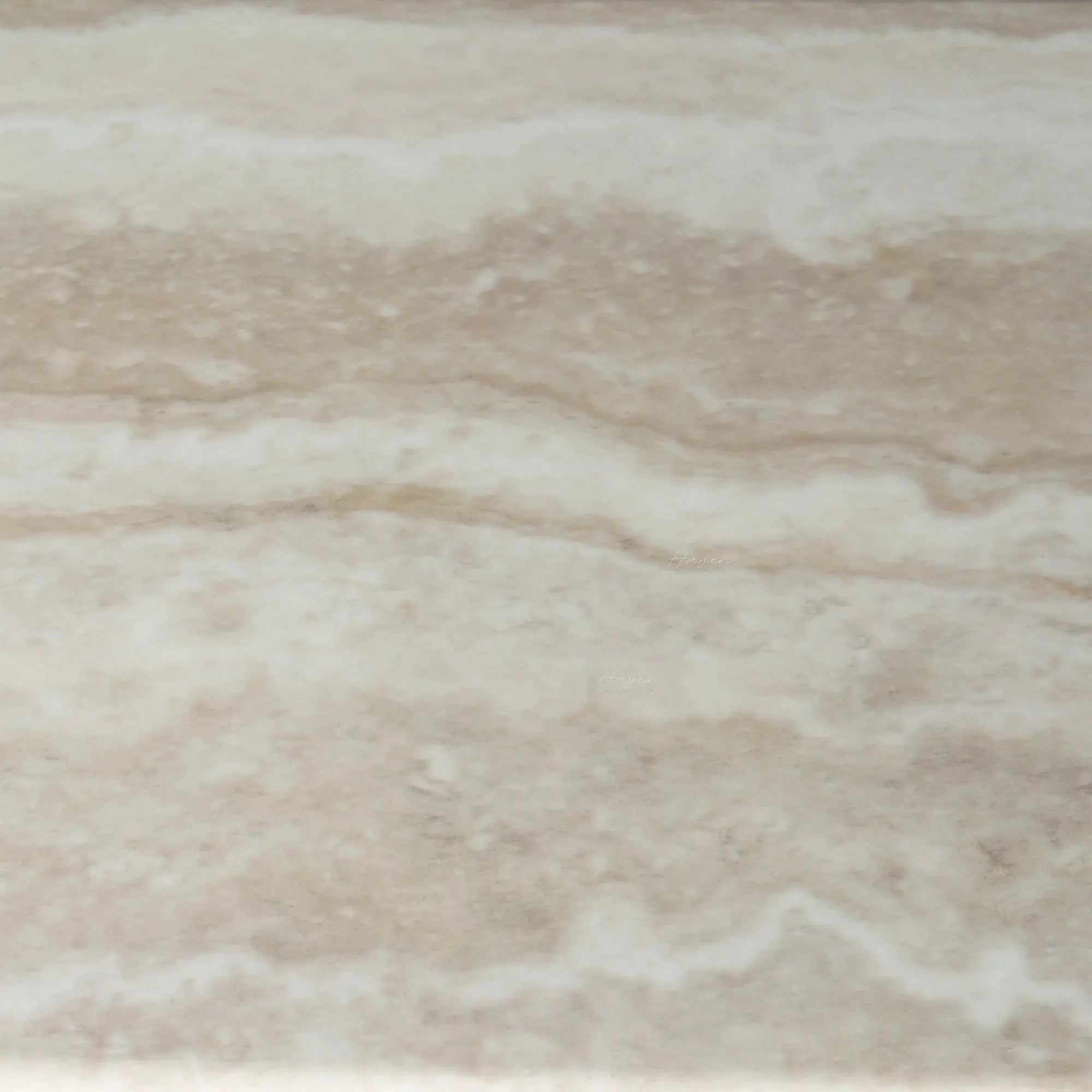 Beige marble-texture surface with subtle veining, echoing Aalto Console’s cool stone and warm timber contrast.