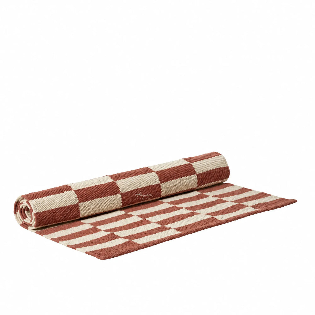 Broste® Rug Runner Jane - Mocha Bisque/Oatmeal by Maytime (broste®-rug-runner-jane-mocha-bisque-oatmeal)
