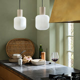 Broste® Lolly Ceiling Lamp Short - Sand/White