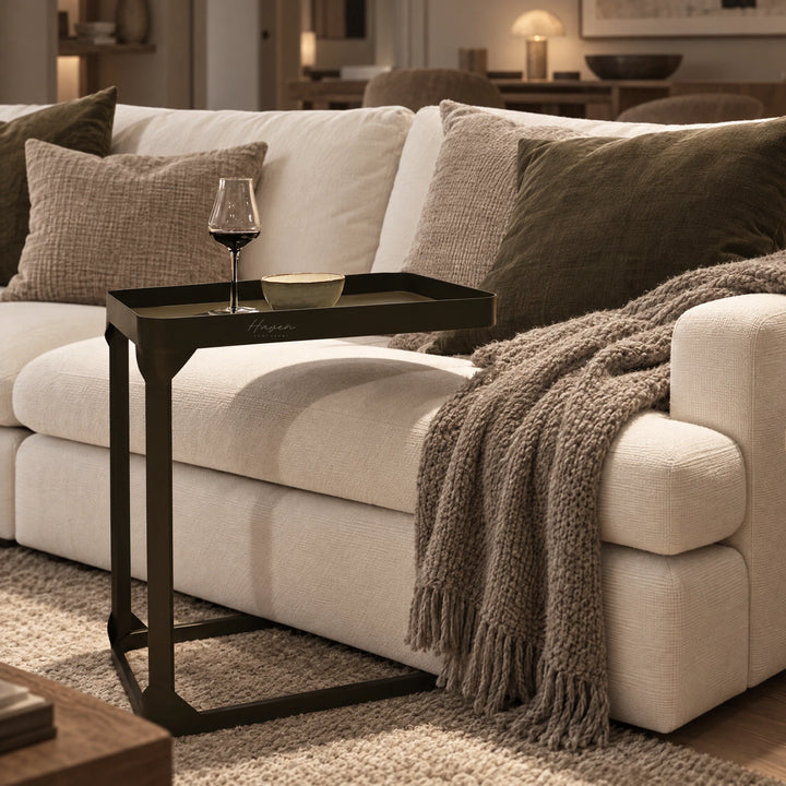 STUDIO Sofa Side Table - Greened Grey Set/2 Side Table at Haven Homestore