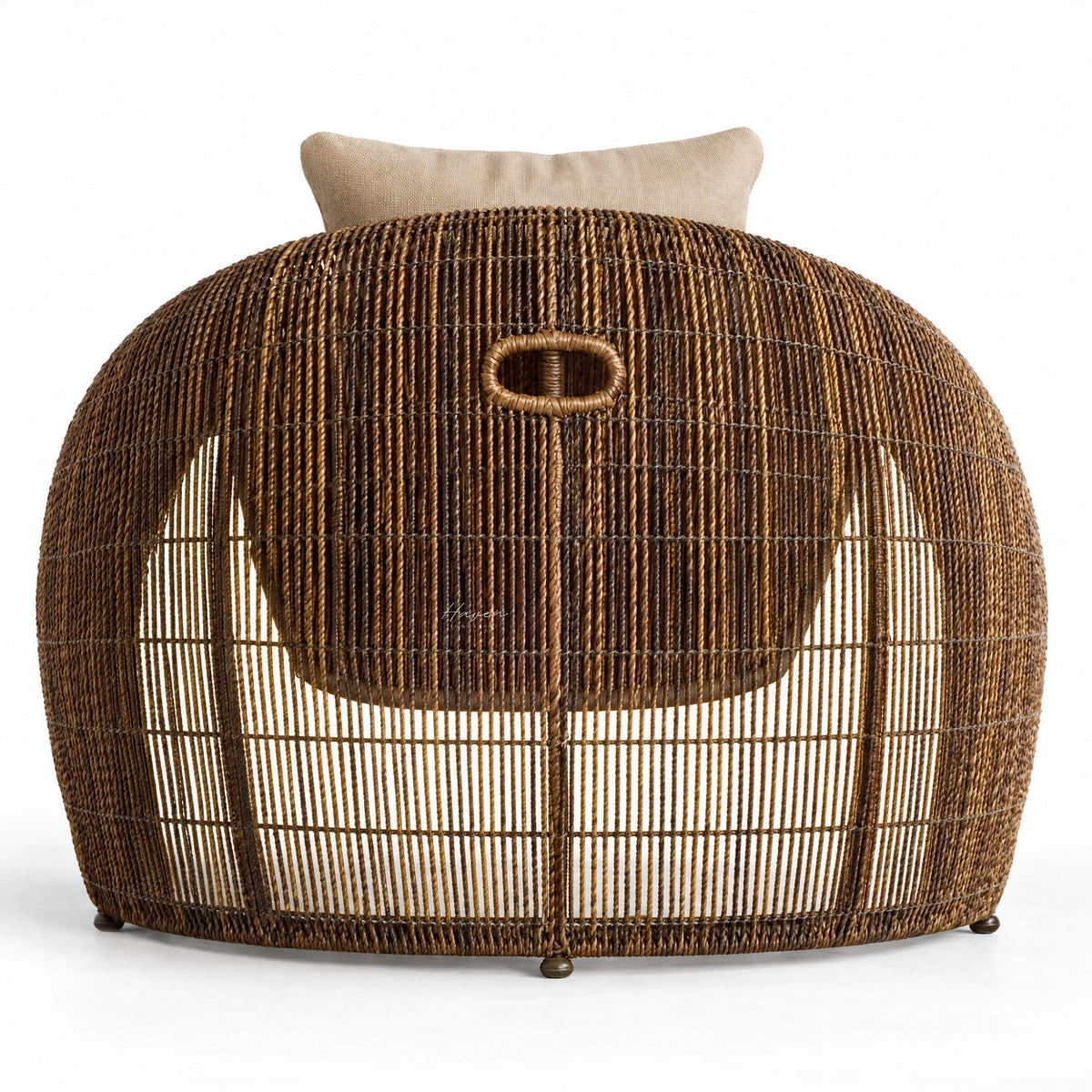 Cobonpue® Croissant Easy Armchair Outdoor Outdoor Lounge Chair at Haven Homestore