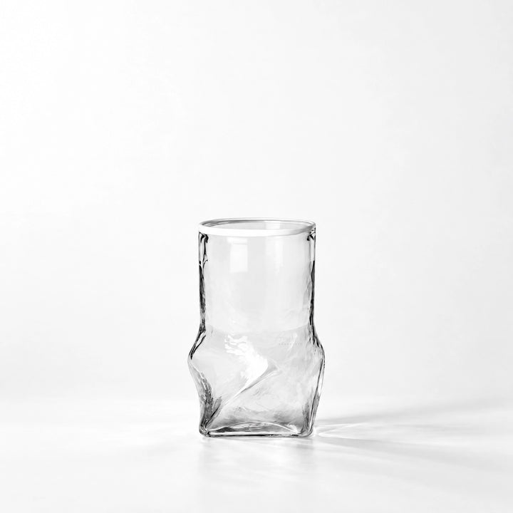 Broste® Vase Ellen - Clear/White Vase at Haven Homestore