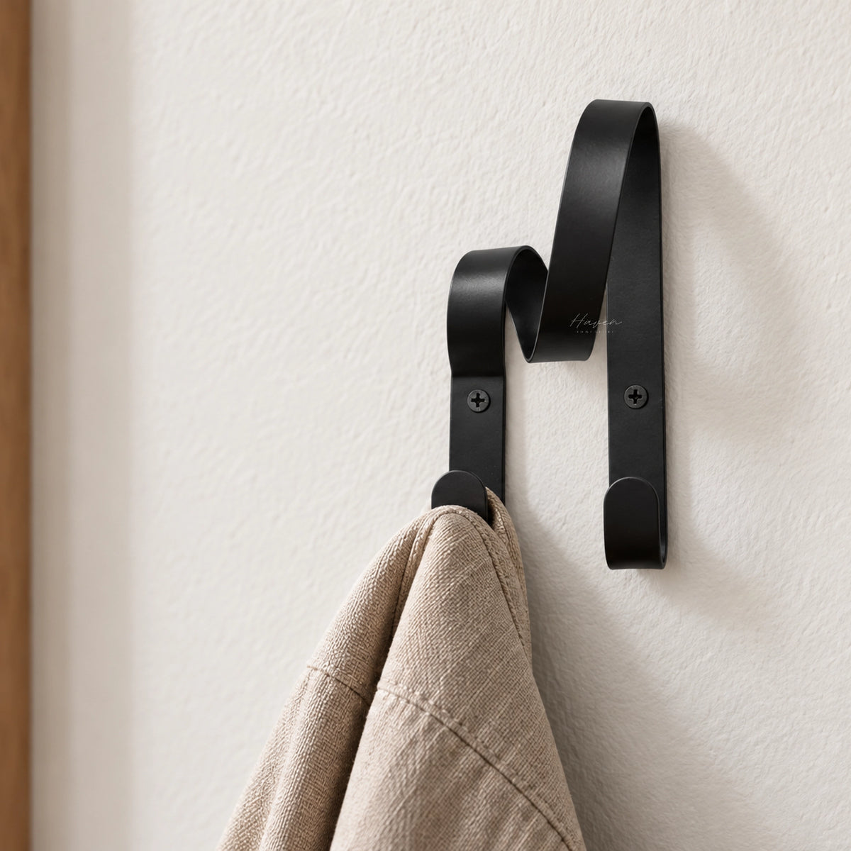 Broste® Hook Ribbon Double - Black Accessory at Haven Homestore