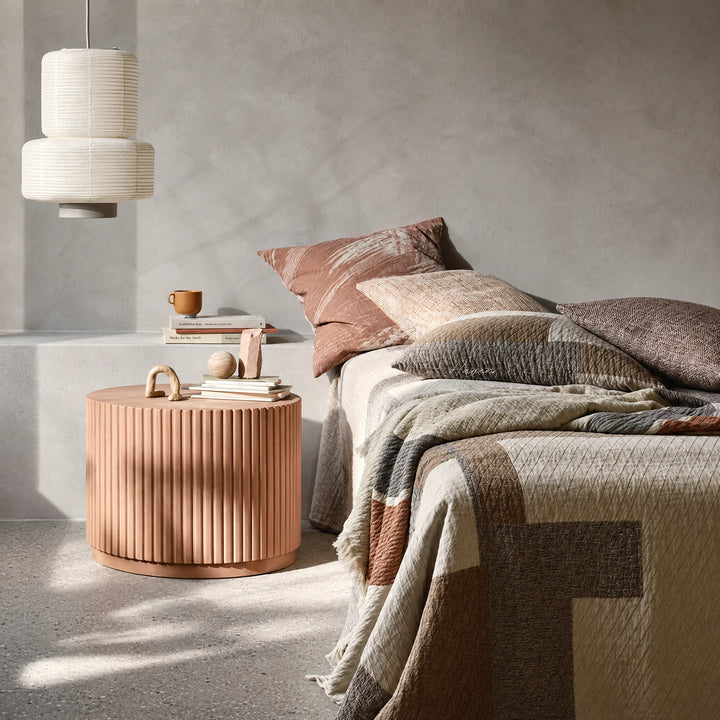 Broste® Bedspread Patch - Browns/Creams Blankets and Throws at Haven Homestore