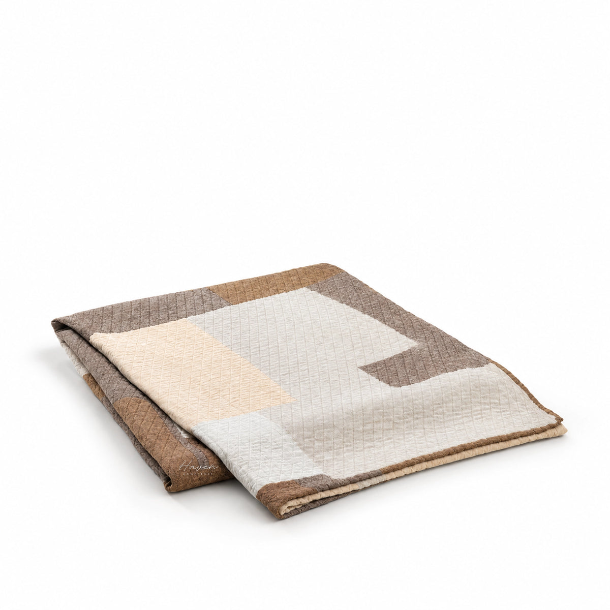 Broste® Bedspread Patch - Browns/Creams Blankets and Throws at Haven Homestore