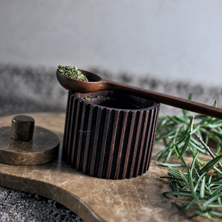 MUUBS® Yami Jar w/Lid - Brown Kitchen Accessory at Haven Homestore