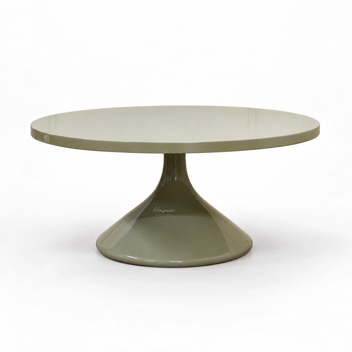 Vista Reed Coffee Table — Organic Sage Gloss Outdoor Coffee Table at Haven Homestore