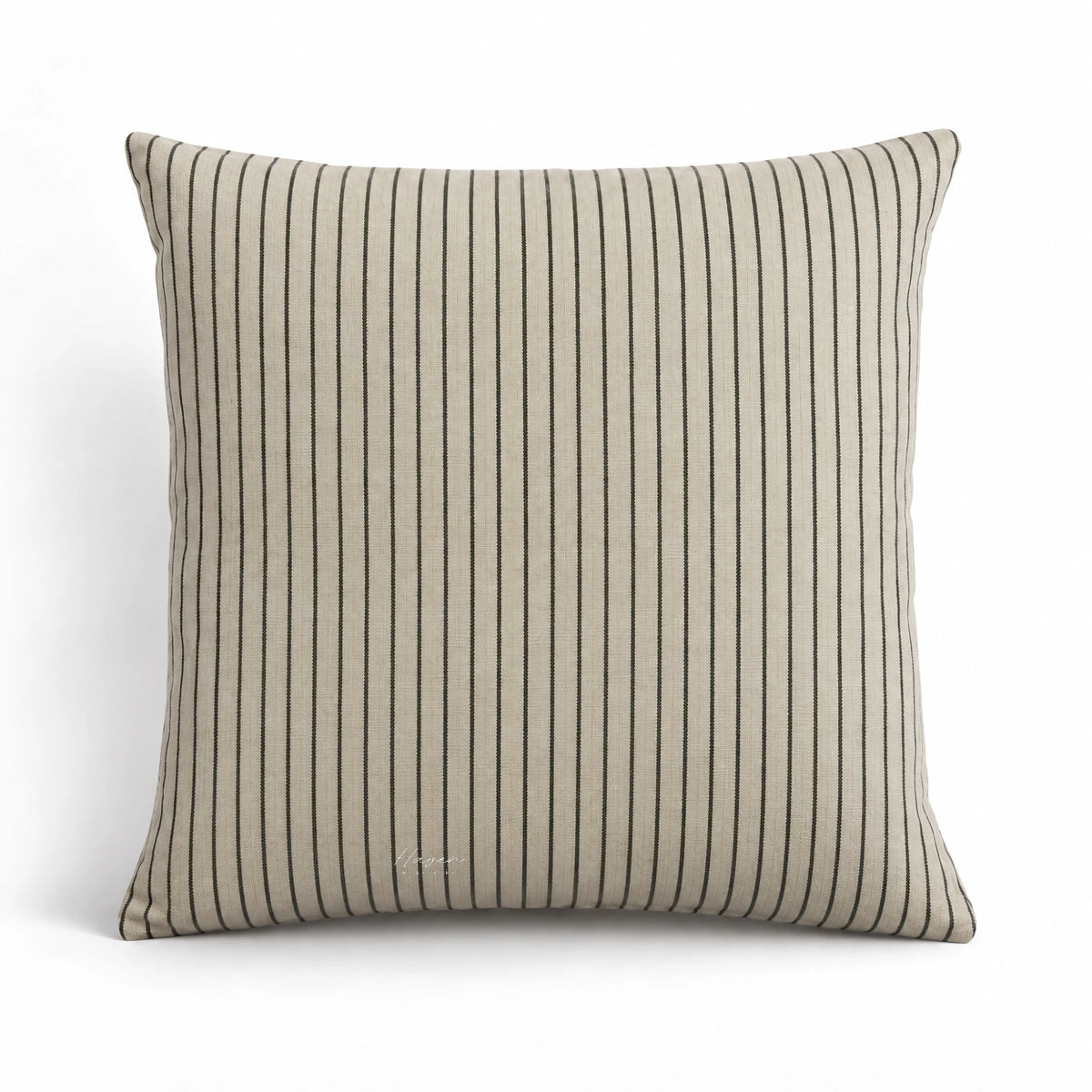 Broste® Cushion Karen - Light Beige/Black 60cm Cushion at Haven Homestore
