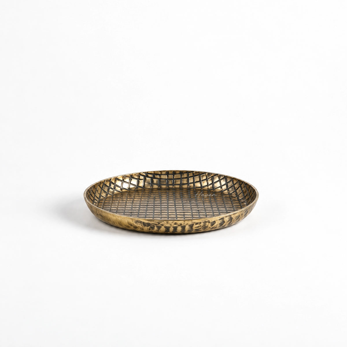 Malabar Round Tray/Candleplate Tray at Haven Homestore