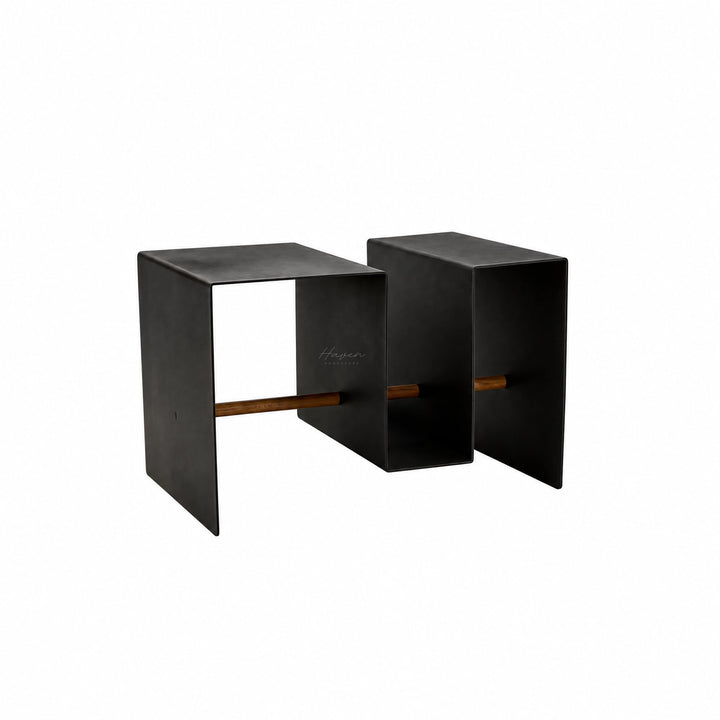 Andersen Edge Side Table - Black Side Table at Haven Homestore