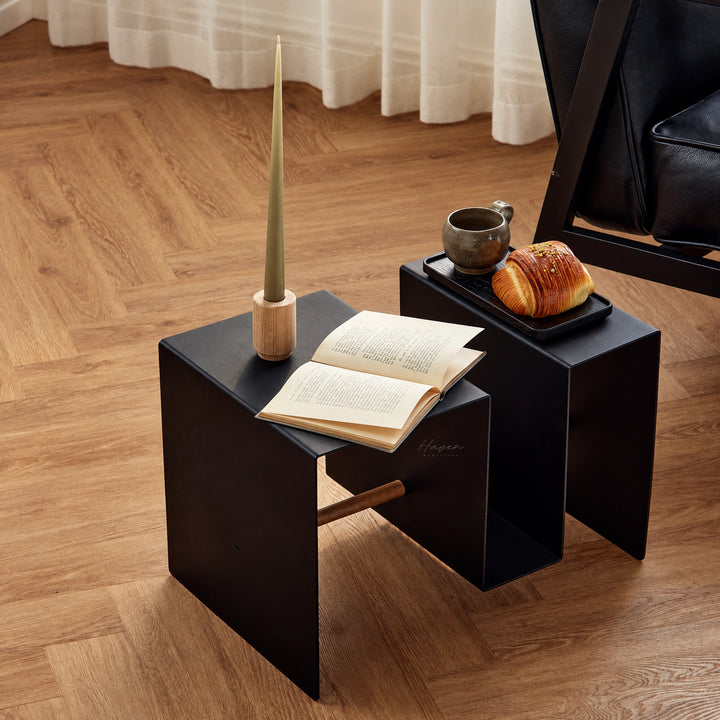 Andersen Edge Side Table - Black Side Table at Haven Homestore