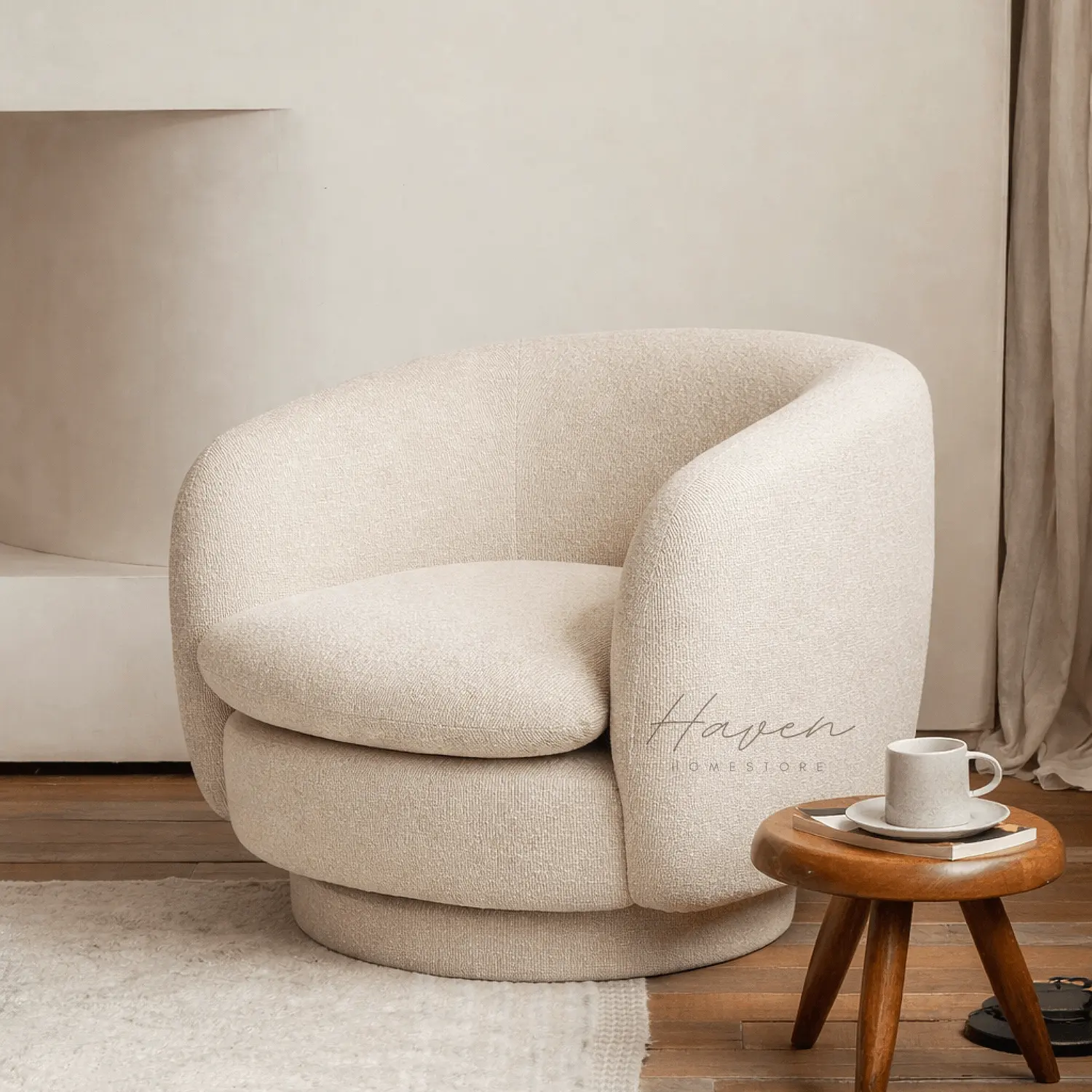 Roko Swivel Chair by Le Forge (roko-swivel-chair)