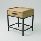 Carlton 1 Drawer Bedside by Le Forge (carlton-1-drawer-bedside)