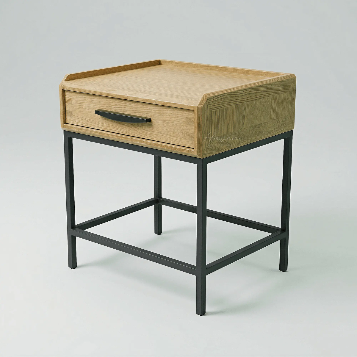 Carlton 1 Drawer Bedside by Le Forge (carlton-1-drawer-bedside)