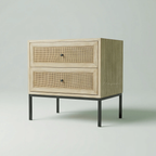 Cardrona 2 Drawer Bedside by Le Forge (cardrona-2-drawer-bedside)