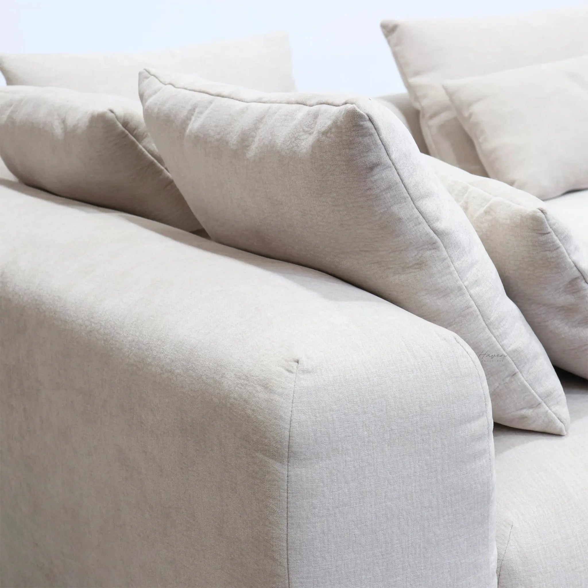 Haven Chaise Sofa - Sand