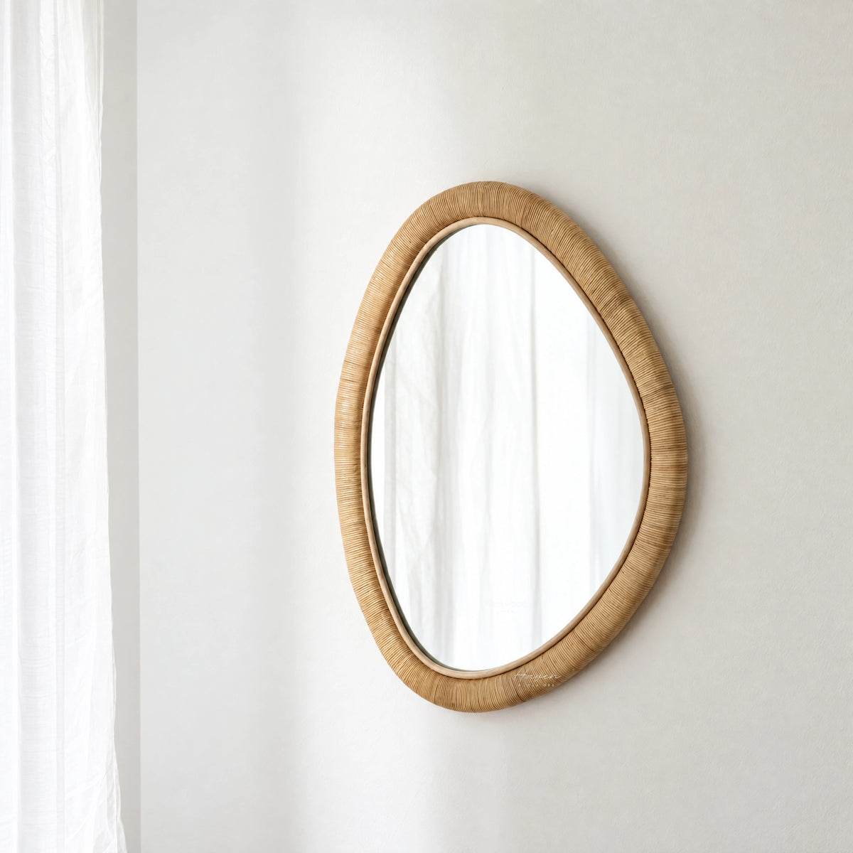 Sika® Originals Malou Rattan Mirror - Natural Mirror at Haven Homestore