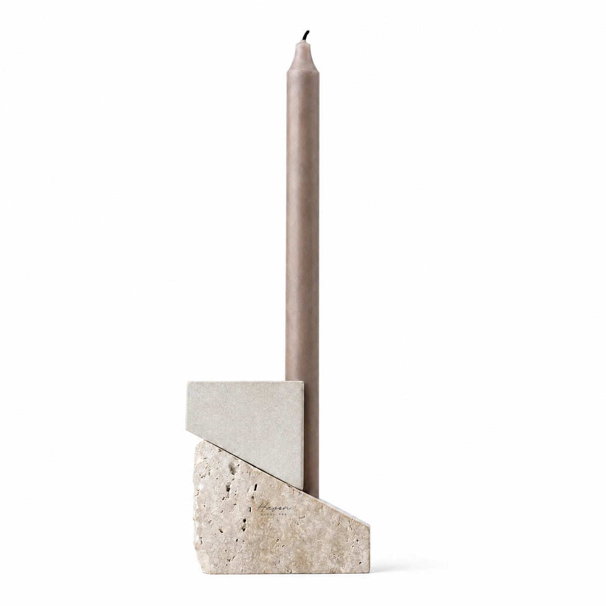 Kristina Dam® Offset Candleholder Vol 2 Candle Holder at Haven Homestore