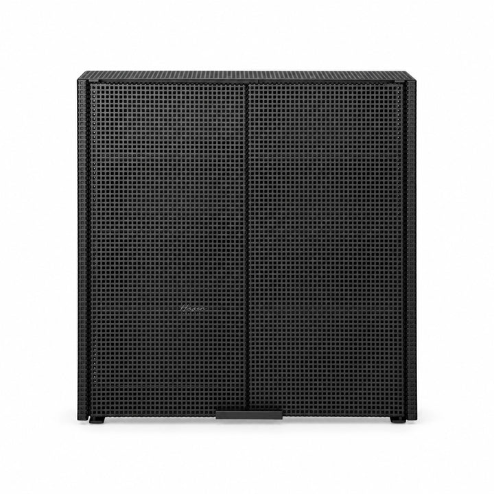 Kristina Dam® Grid Wall Cabinet — Black Shelving at Haven Homestore