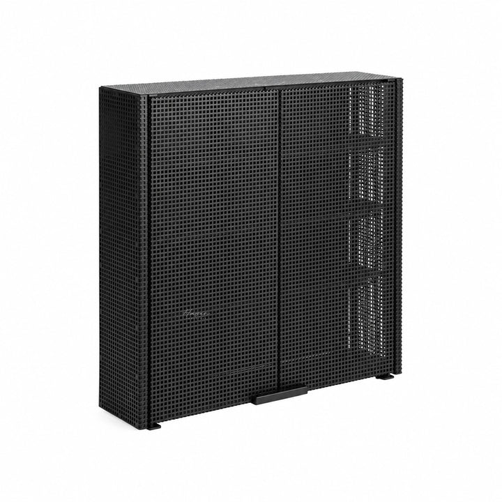 Kristina Dam® Grid Wall Cabinet — Black Shelving at Haven Homestore