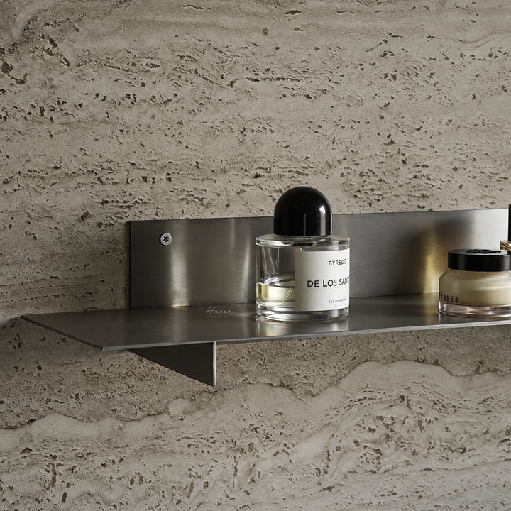 Kristina Dam® Planar Wall Shelf Small - Brushed Shelving at Haven Homestore