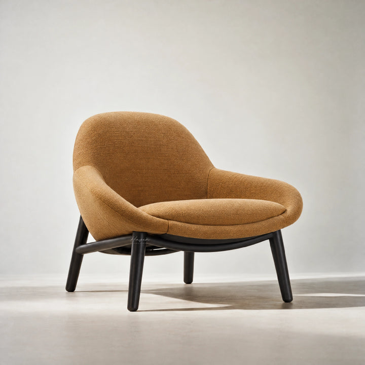 Tovin Lounge Chair - Ochre Lounge Chair at Haven Homestore