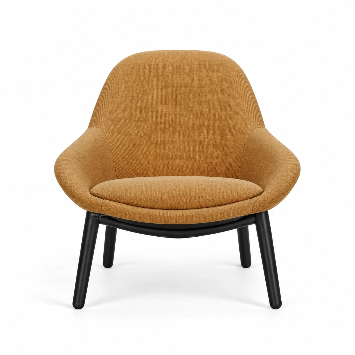 Tovin Lounge Chair - Ochre Lounge Chair at Haven Homestore