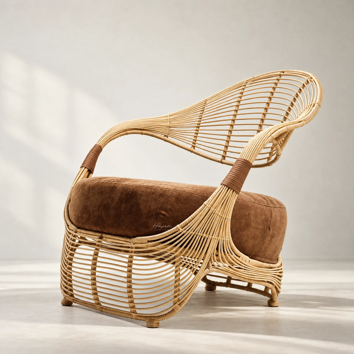 Cobonpue® Manolo Outdoor Easy Armchair Outdoor Lounge Chair at Haven Homestore
