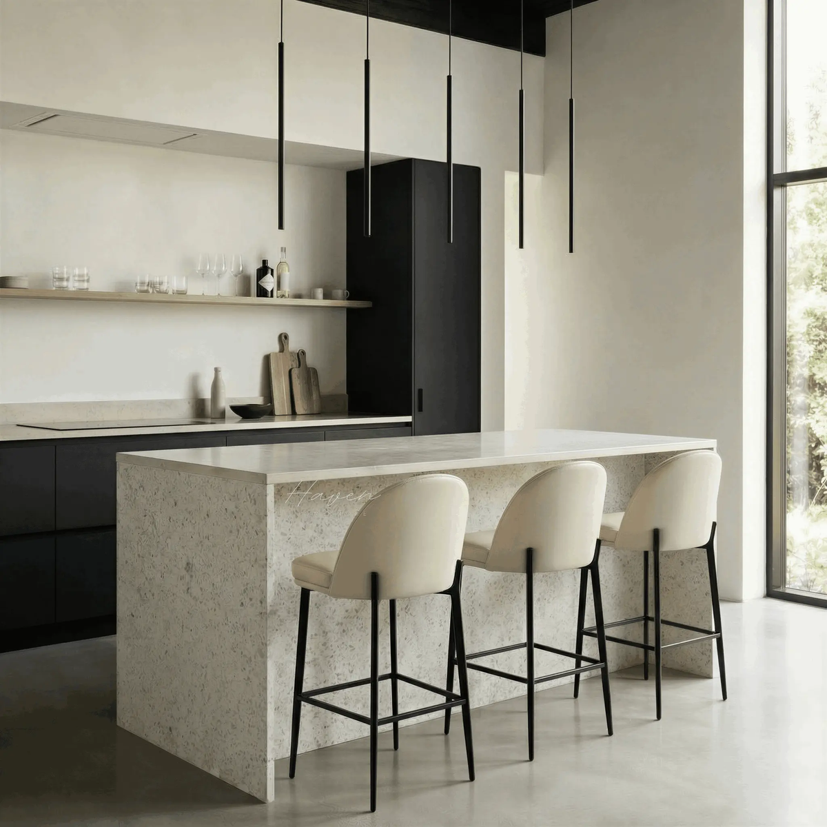Devon Leather Barstool by Capulet (devon-leather-barstool)