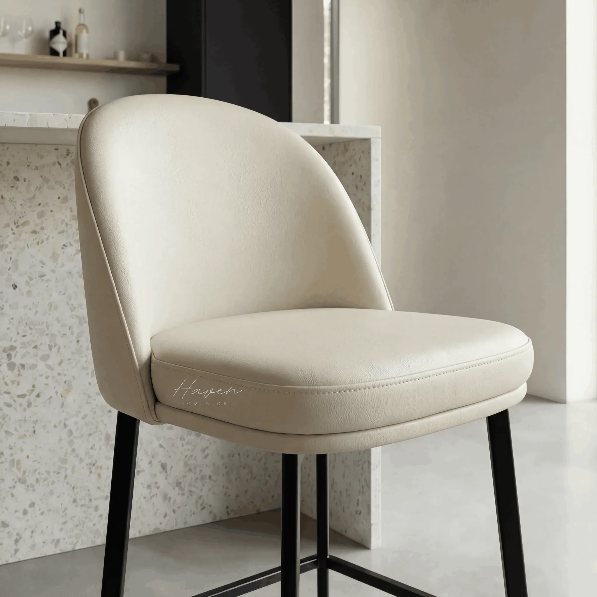 Devon Leather Barstool by Capulet (devon-leather-barstool)