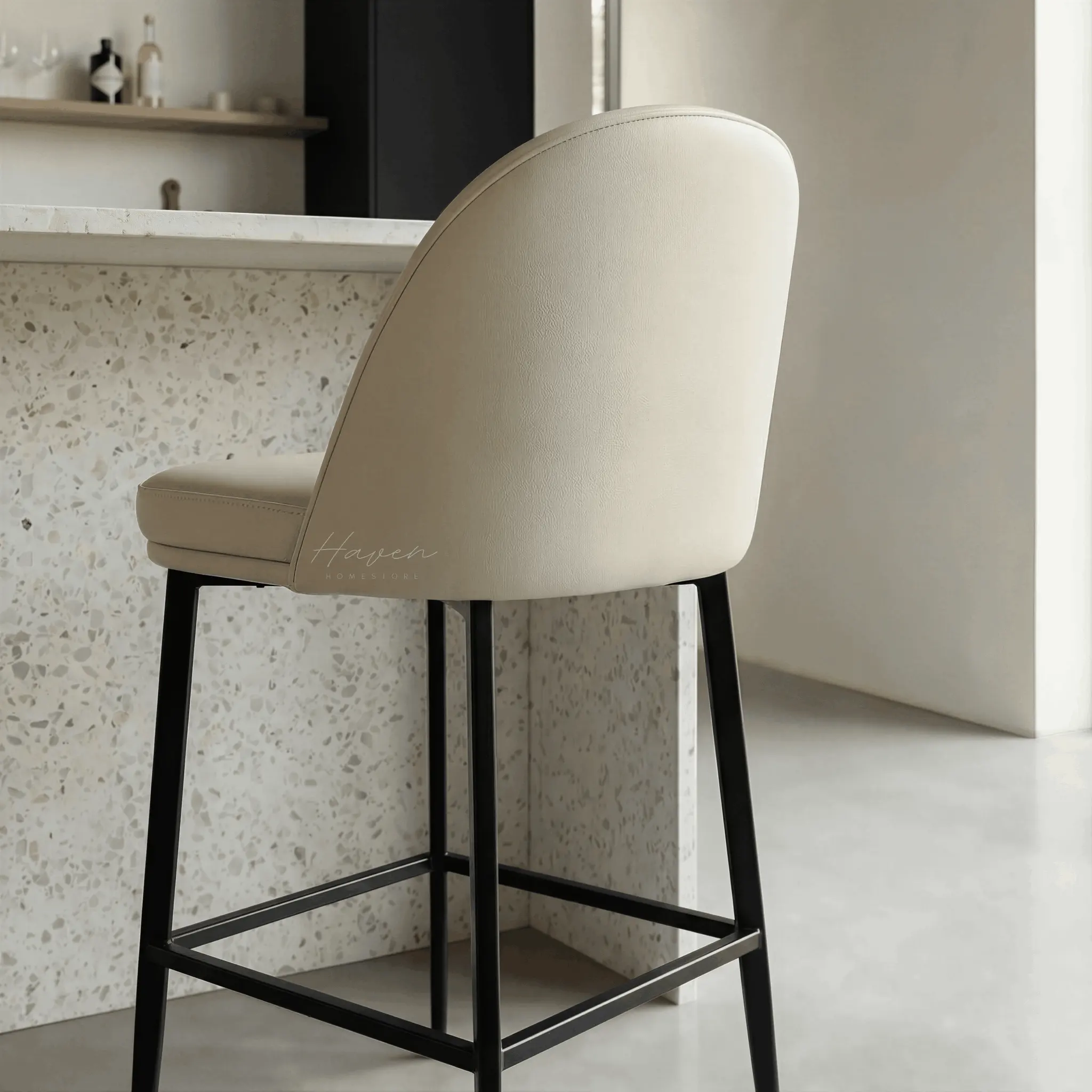 Devon Leather Barstool by Capulet (devon-leather-barstool)
