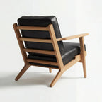 Lodge Armchair Natural Oak / Leather by Capulet (lodge-armchair-natural-oak)