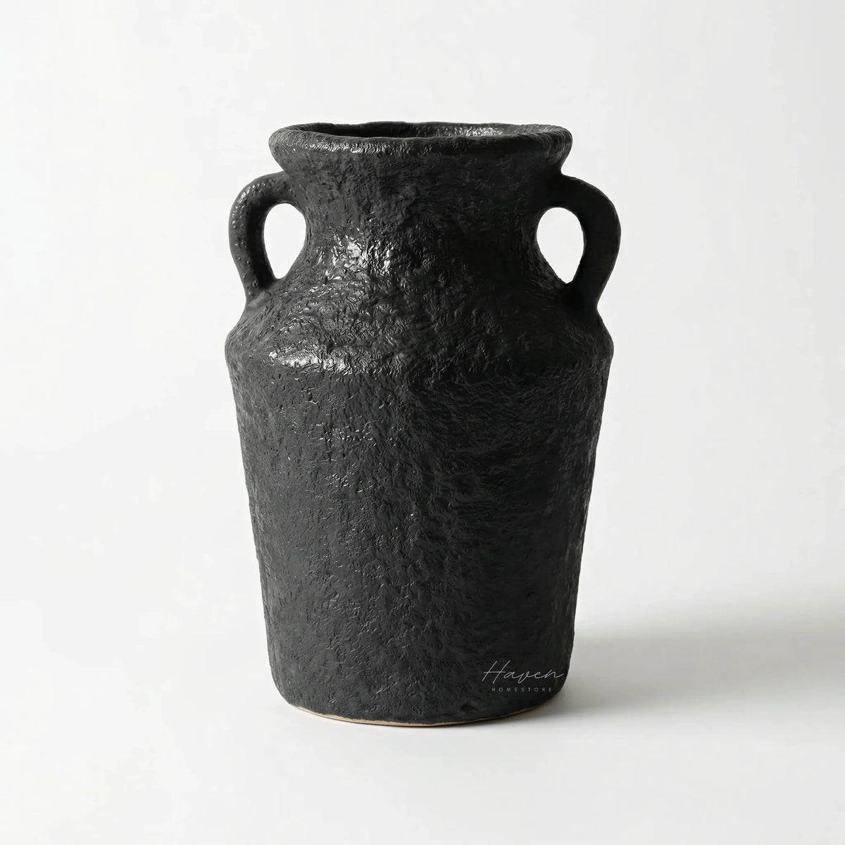 Petros Stone Vase Black by Capulet (petros-stone-vase-black)