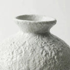 Petros White Stoneware Vase by Capulet (petros-white-stoneware-vase)