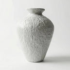Petros White Stoneware Vase by Capulet (petros-white-stoneware-vase)
