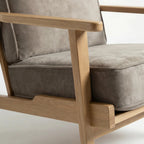 Lodge Armchair Natural Oak Wheat Microsuede by Capulet (lodge-armchair-natural-oak-wheat-microsuede)