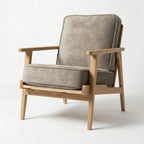 Lodge Armchair Natural Oak Wheat Microsuede by Capulet (lodge-armchair-natural-oak-wheat-microsuede)