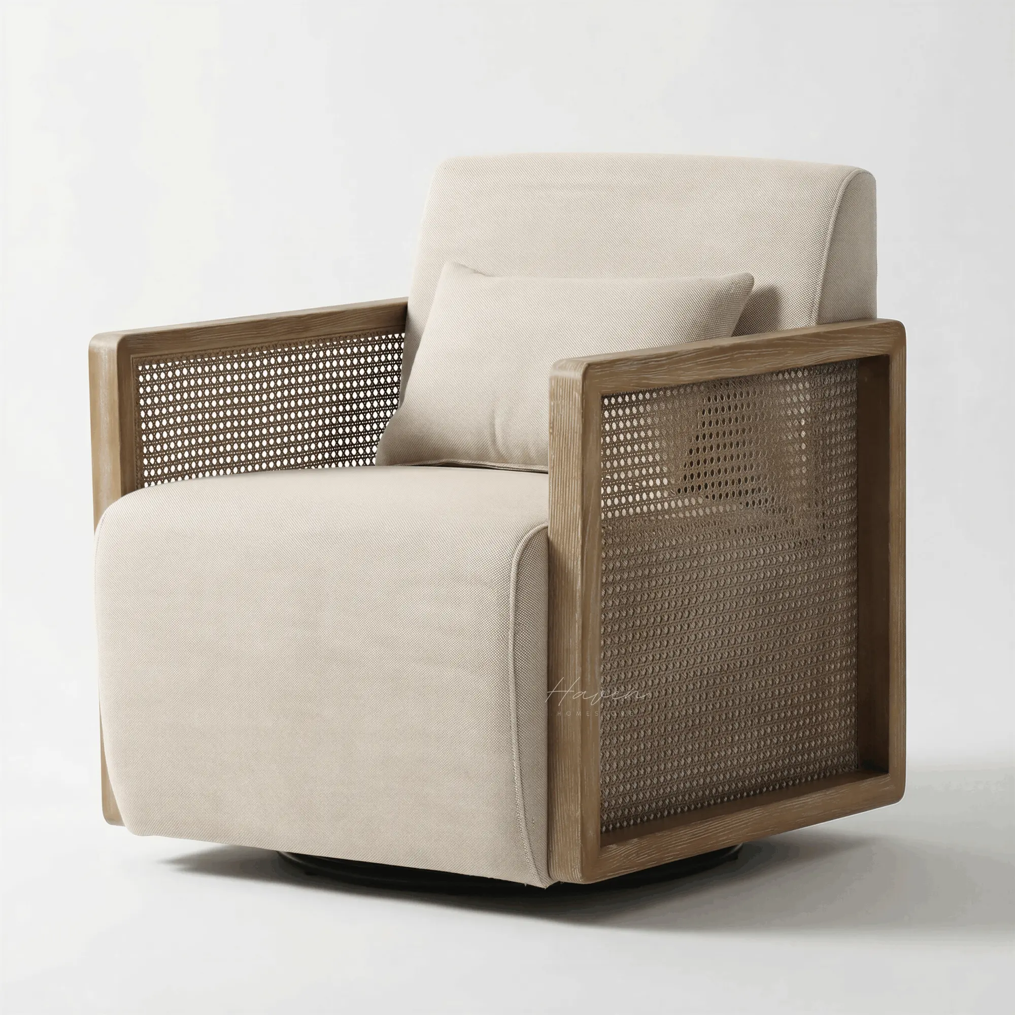 Archer Swivel Armchair by Le Forge (archer-swivel-armchair)