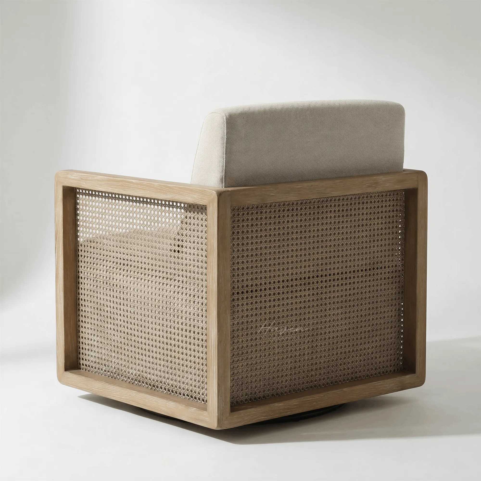 Archer Swivel Armchair by Le Forge (archer-swivel-armchair)