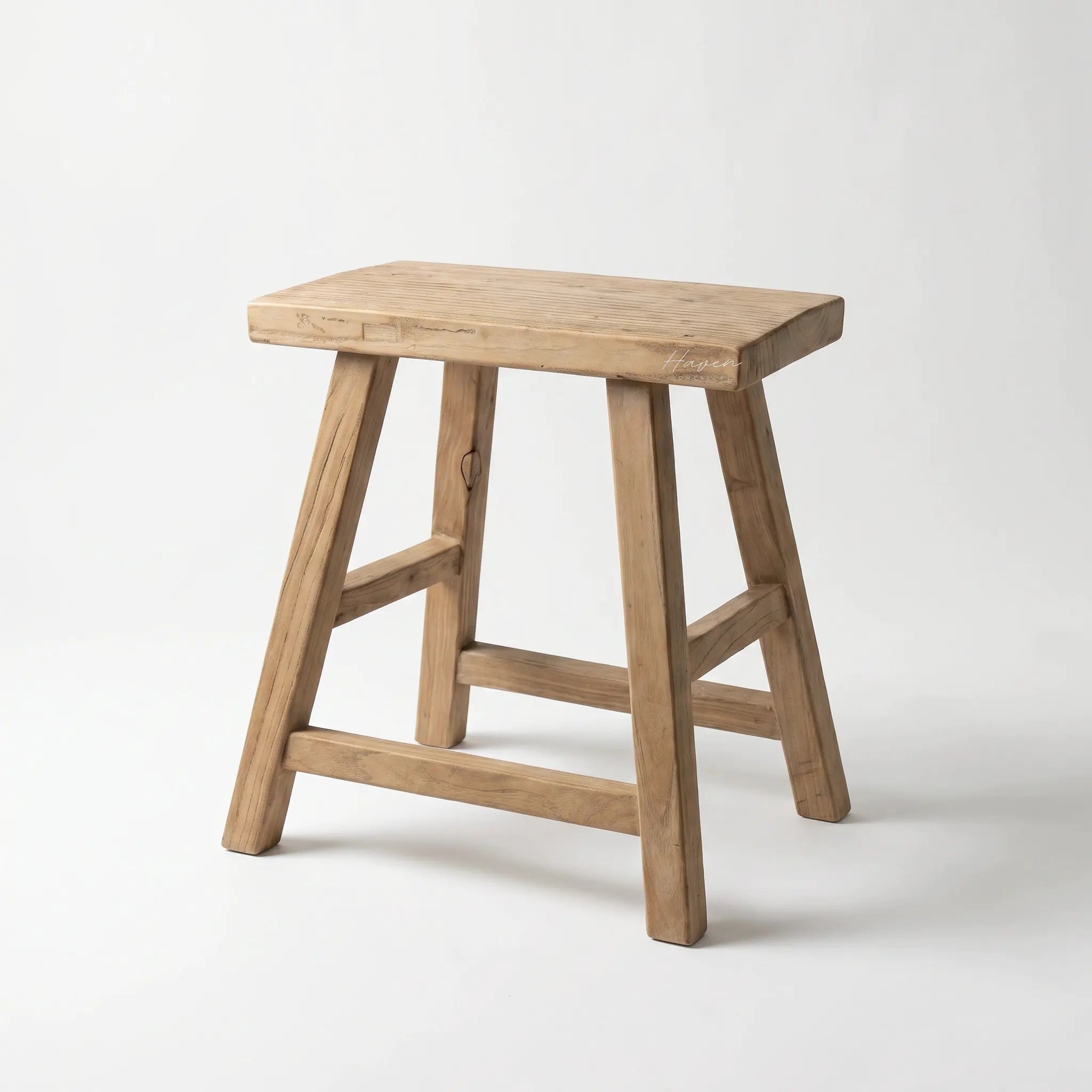 Heritage Elm Rectangle Stool by Capulet (heritage-elm-rectangle-stool)