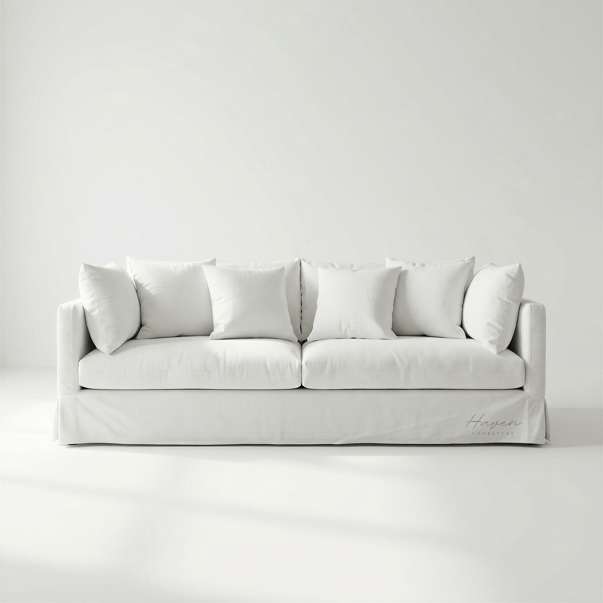 Long Island Linen Slipcover Sofa by Le Forge (long-island-linen-slipcover-sofa)