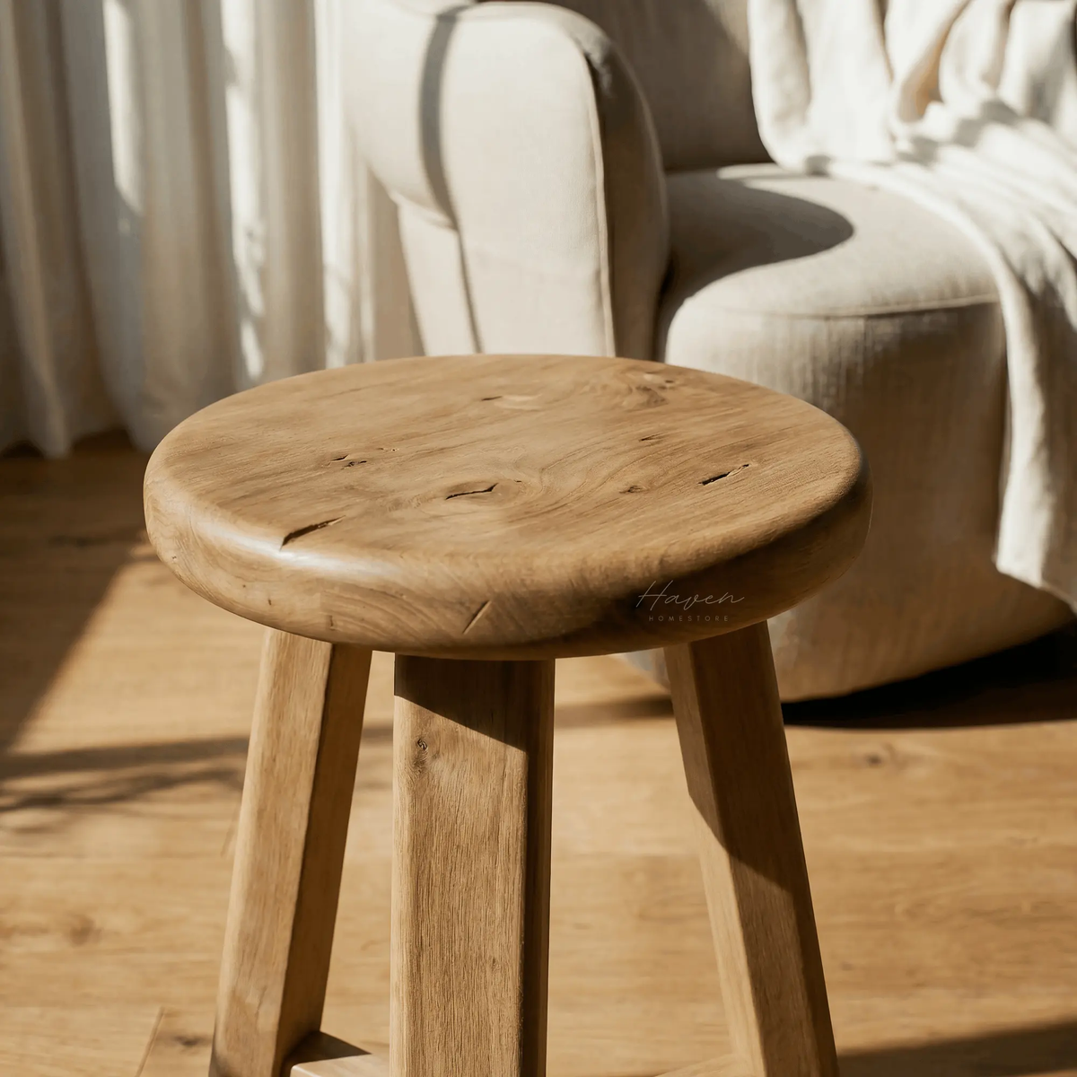 Heritage Reclaimed Elm Stool Round by Capulet (heritage-reclaimed-elm-stool-round)