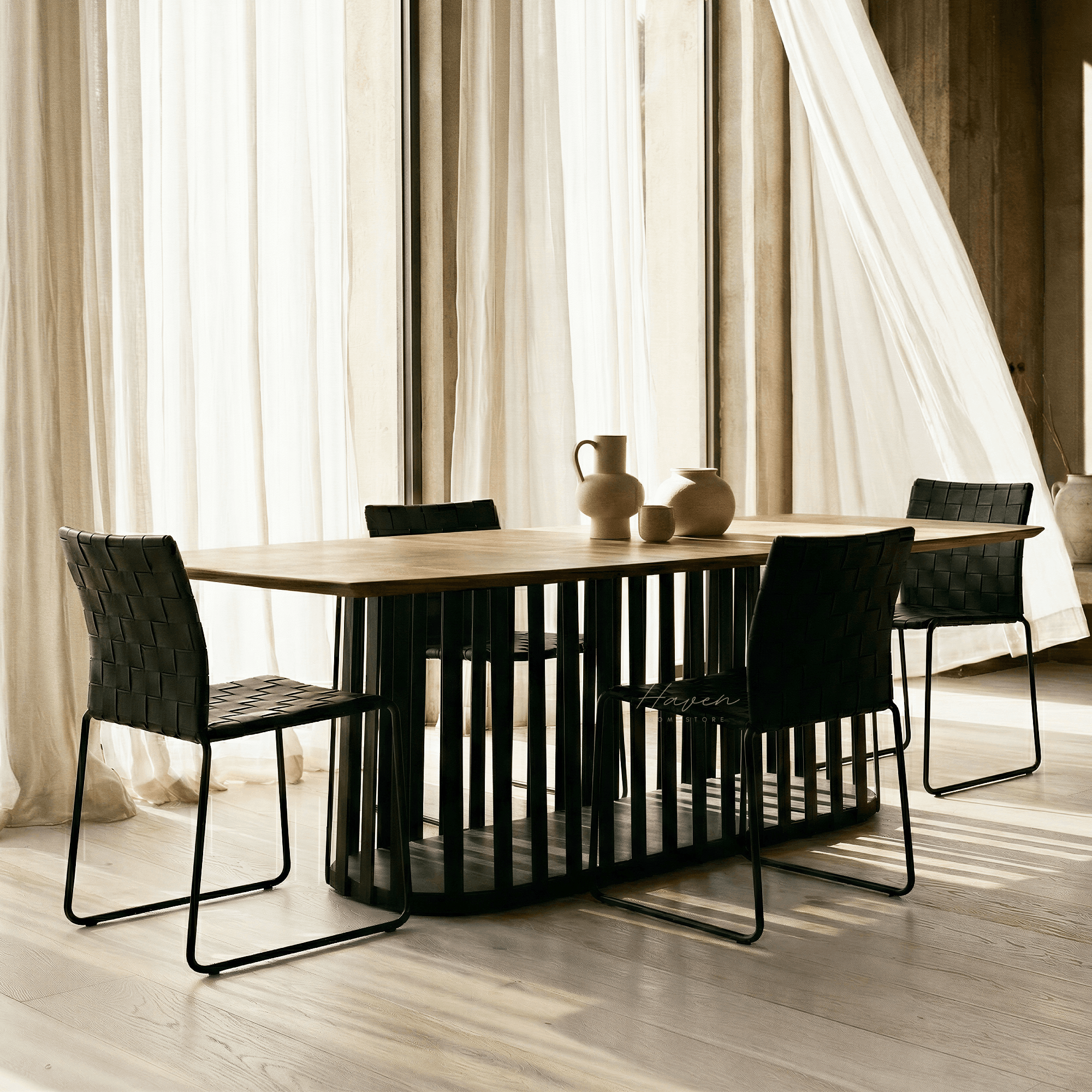 Stella Teak Dining Table by Le Forge (stella-teak-dining-table)