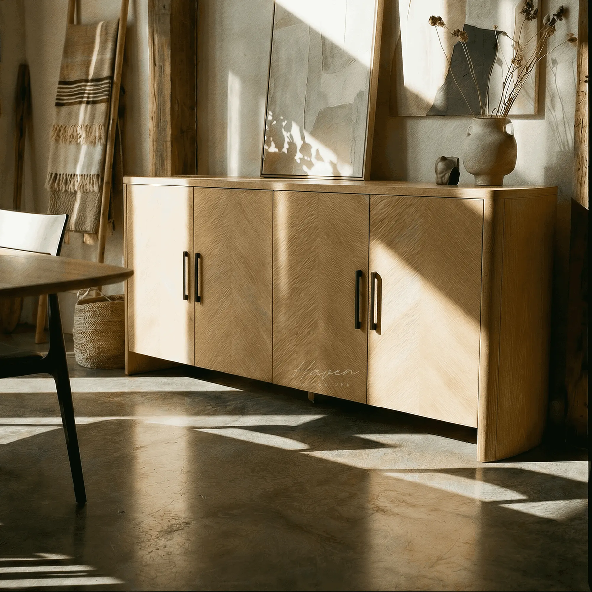 Talia Oak Sideboard by Le Forge (talia-oak-sideboard)